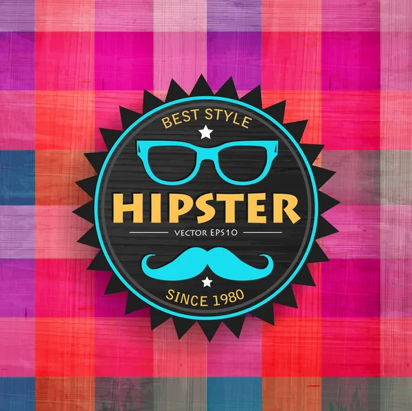 Hipster achtergrond voor uw retro design — Stockvector