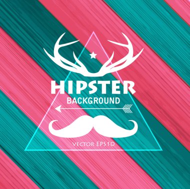 retro tasarım için hipster arka plan
