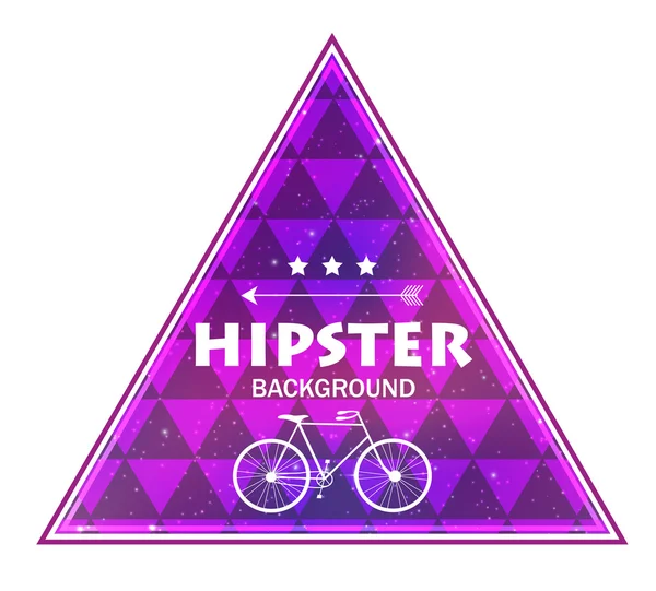 Fond Hipster pour votre design rétro — Image vectorielle