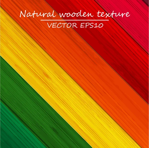 Colorful wooden texture background. — Stock Vector