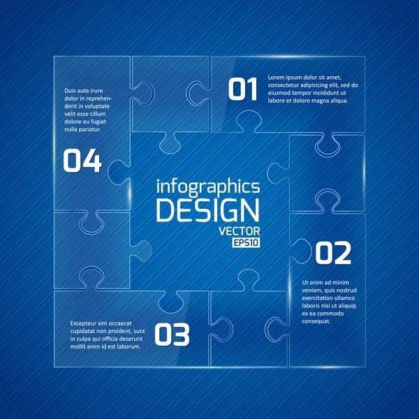 Infografik Webdesign. — Stockvektor