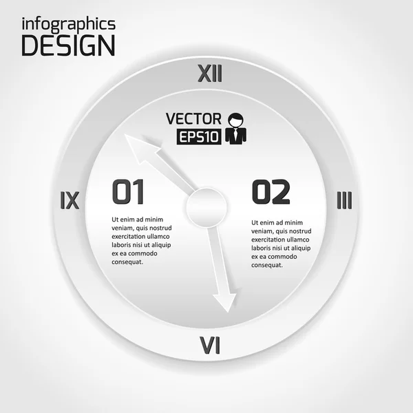 Infografika webdesign. — Stockový vektor