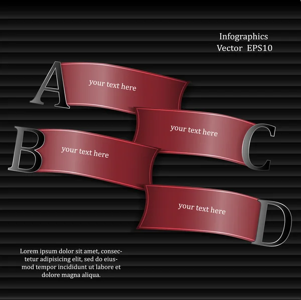 Infografiki projektowanie stron internetowych. — Wektor stockowy