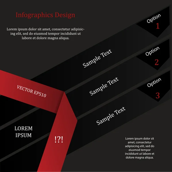 Infographie conception de site web . — Image vectorielle