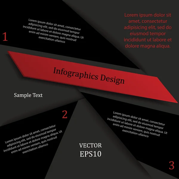 Infografika web design. — Stockový vektor