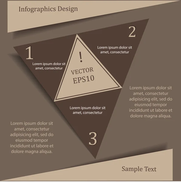 Infografik Website-Design. — Stockvektor