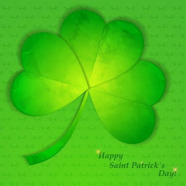 Happy St.Patricks Day greeting card — Stock Vector