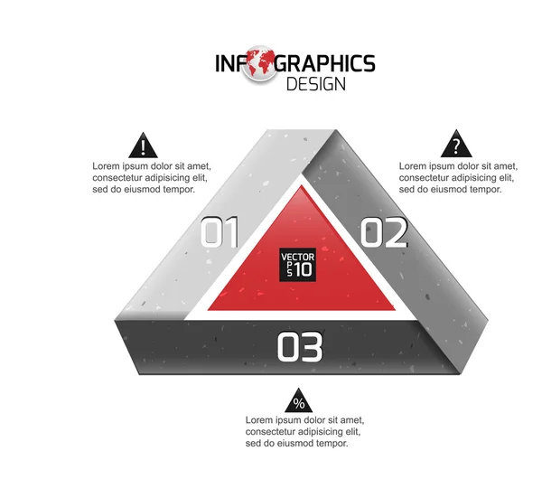 Diseño del sitio web de infografías . — Vector de stock