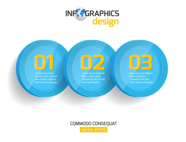 Infographics web design — Stock Vector
