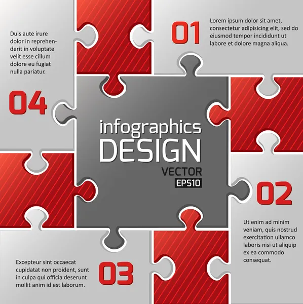 Infographics web design. Stock Vektor