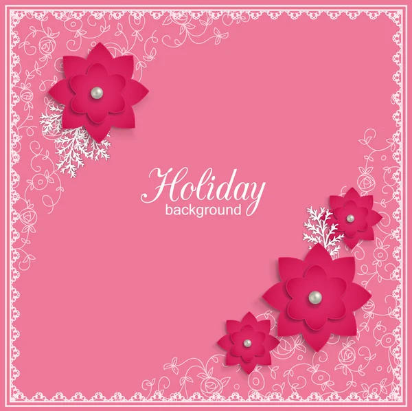 Romantic holiday background — Stock Vector
