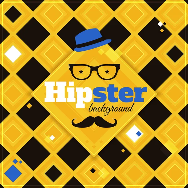 Hipster achtergrond — Stockvector