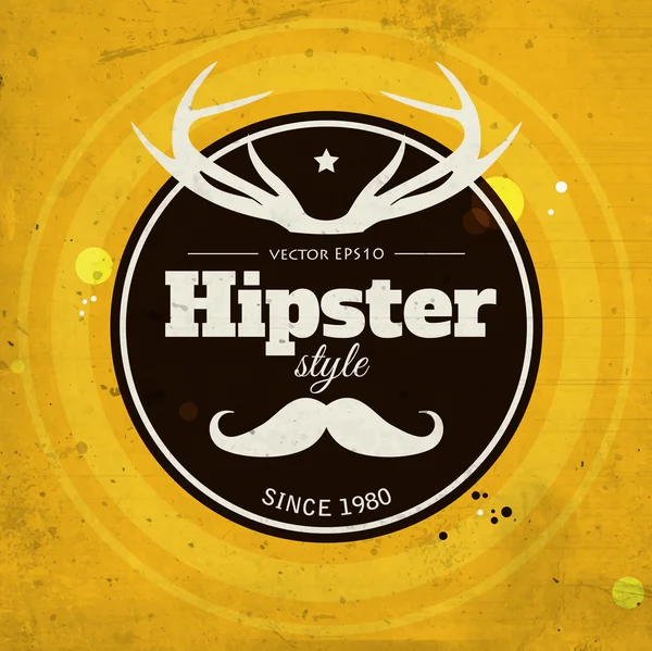 Hipster background — Stock Vector