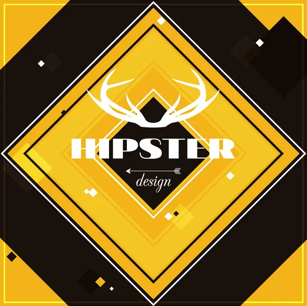 Hipster 배경 — 스톡 벡터