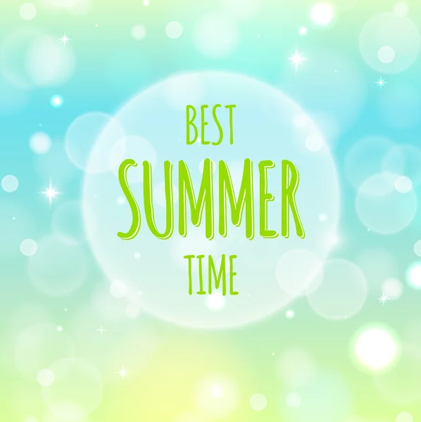 Summer blurry background — Stock Vector