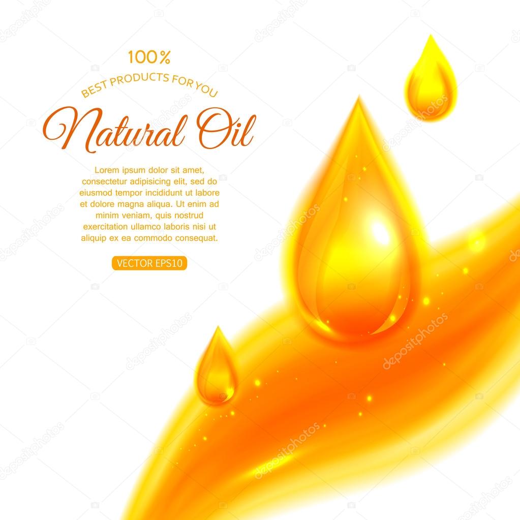 Clean oil background