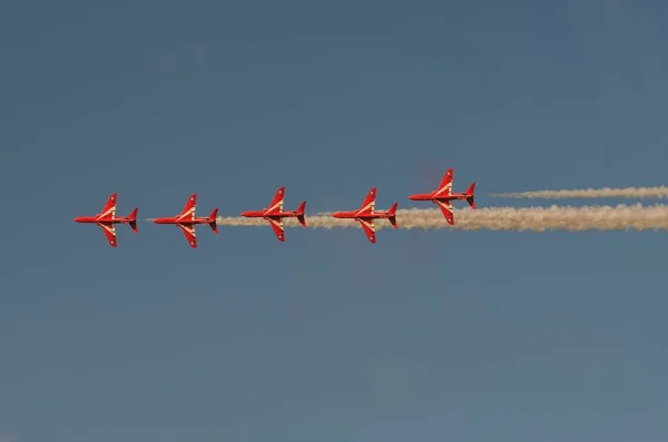 Gdynia Polonia Agosto 2021 Royal Air Force Aerobatic Team Del — Foto Stock