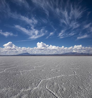 Salar de Uyuni tuz düzlüğü, Aitiplano, Bolivya