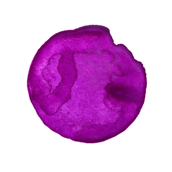 水彩画に紫色の円 — ストック写真