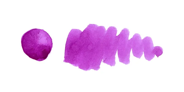 Elemento de diseño acuarela púrpura — Foto de Stock