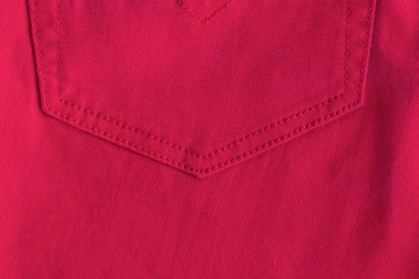 Red jeans background — Stock Photo, Image