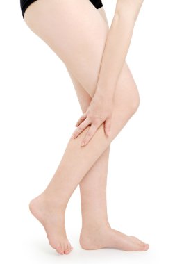 yorgun kadın bacakları