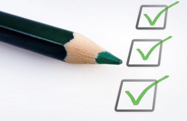 Empty checklist clipart