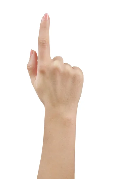 Finger pointing — Stock Photo, Image