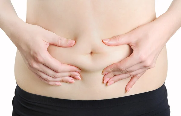 Mujer con sobrepeso — Foto de Stock