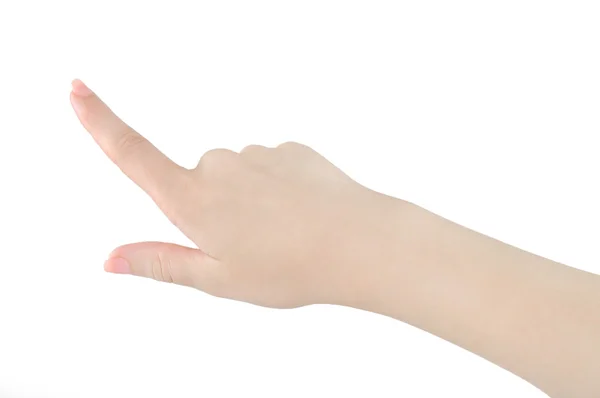 Finger pointing — Stock Photo, Image