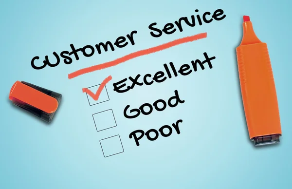 Customer Service word — Stock Photo, Image