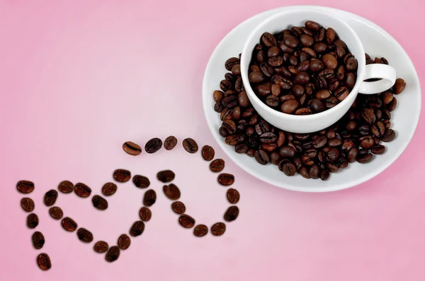 Miłość do kawy — Zdjęcie stockowe