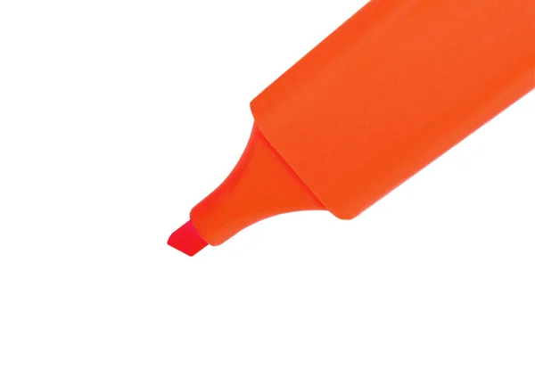Marcador laranja isolado — Fotografia de Stock