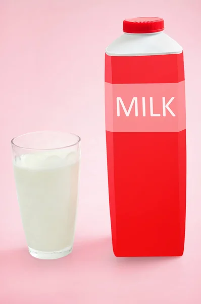 Glass with milk — Stock Photo, Image