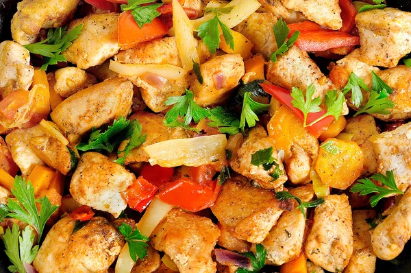 Chicken with vegetable — Stock Photo, Image