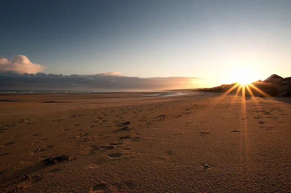 Alba sulla spiaggia — Foto Stock