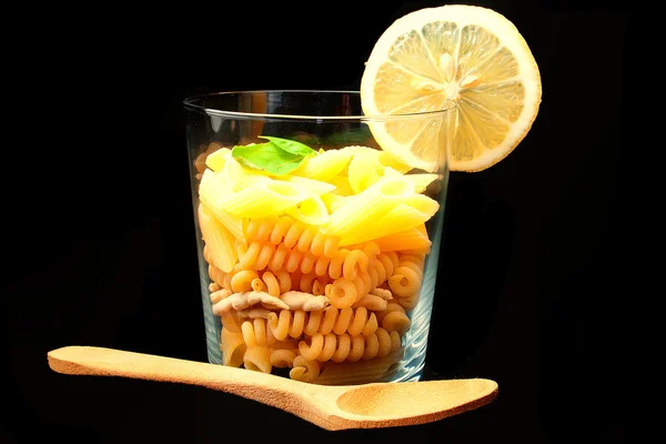 Glass of pasta — Stock Photo, Image