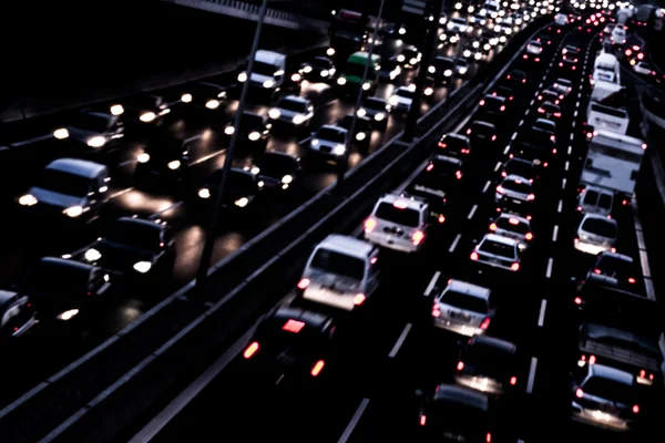 Highway by night — Stock Photo, Image