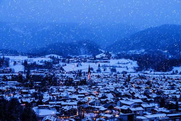 Oberstdorf kış — Stok fotoğraf