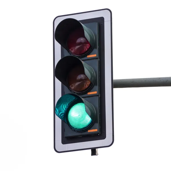 交通灯 （绿色) — 图库照片