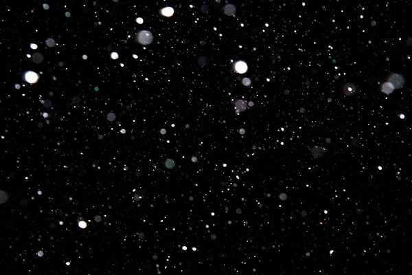 夜の雪 ストックフォト