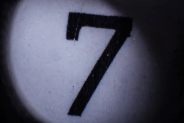 Numer siedem — Zdjęcie stockowe