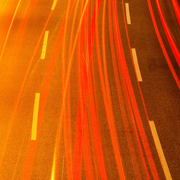 Luzes do carro — Fotografia de Stock