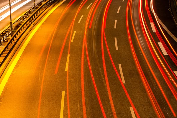 Highway by night — Stock Photo, Image