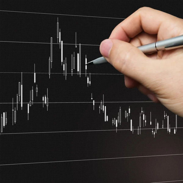 Grafische analyse — Stockfoto