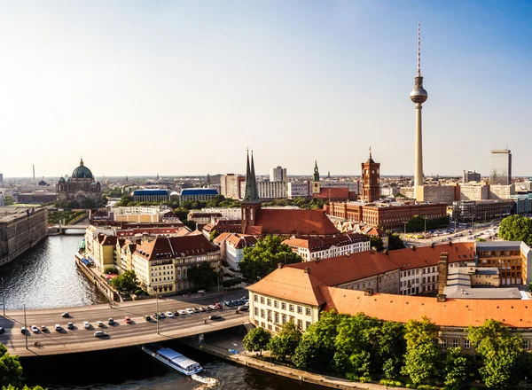 Panorama Berlina Obraz Stockowy