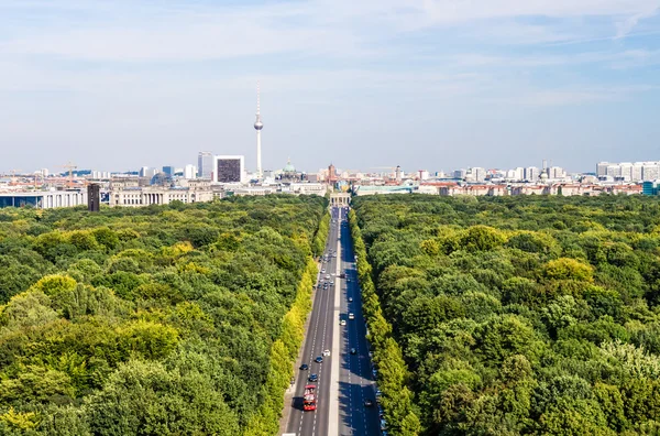 Panorama Berlina Zdjęcia Stockowe bez tantiem