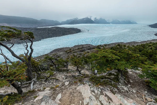 Glacier Grey dans le champ de glace sud de la Patagonie, Parc national Torres del Paine, Chili — Photo