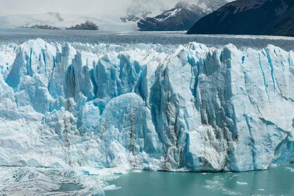 Primo piano del ghiacciaio del Perito Moreno — Foto Stock