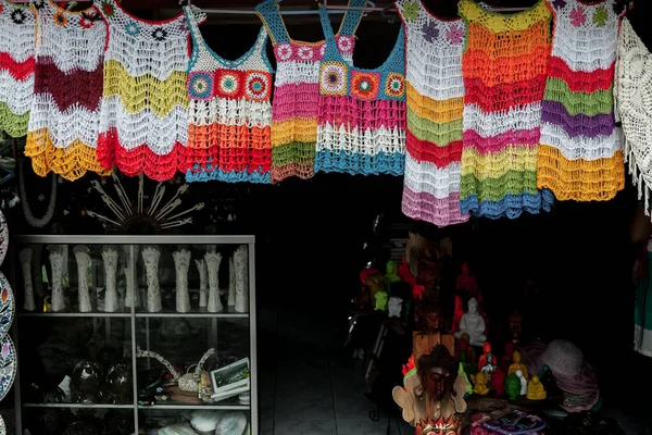 Цветные вязаные топы, Бали, Индонезия Лицензионные Стоковые Изображения